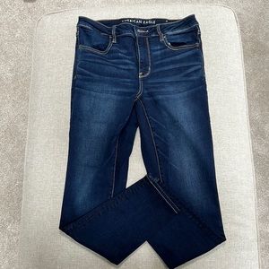 American Eagle Dark Wash Skinny Jeggings